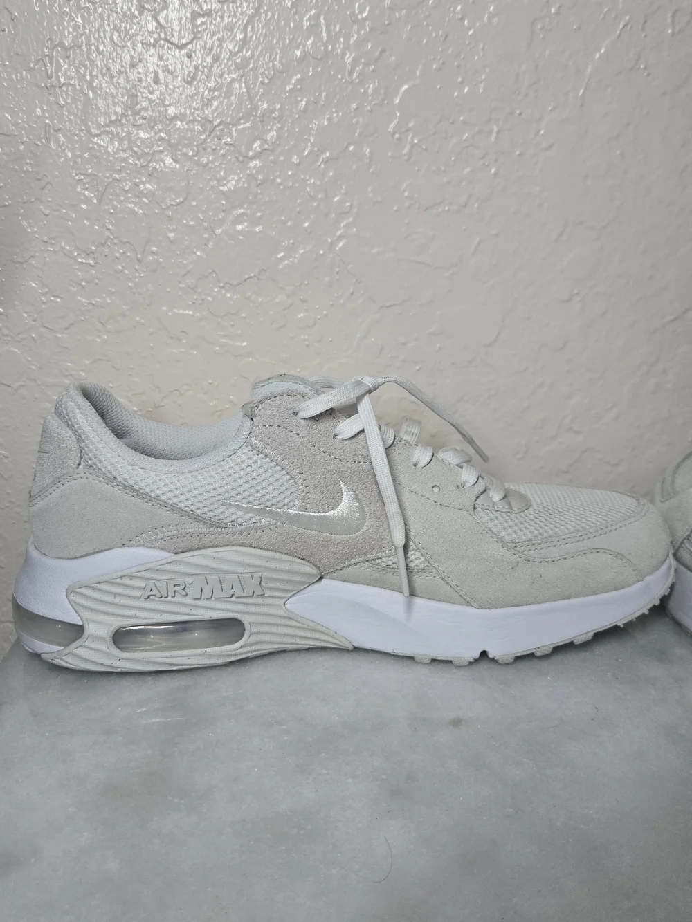 Nike Air Max Excee Womens Sneakers in Tan/Beige White Size 10